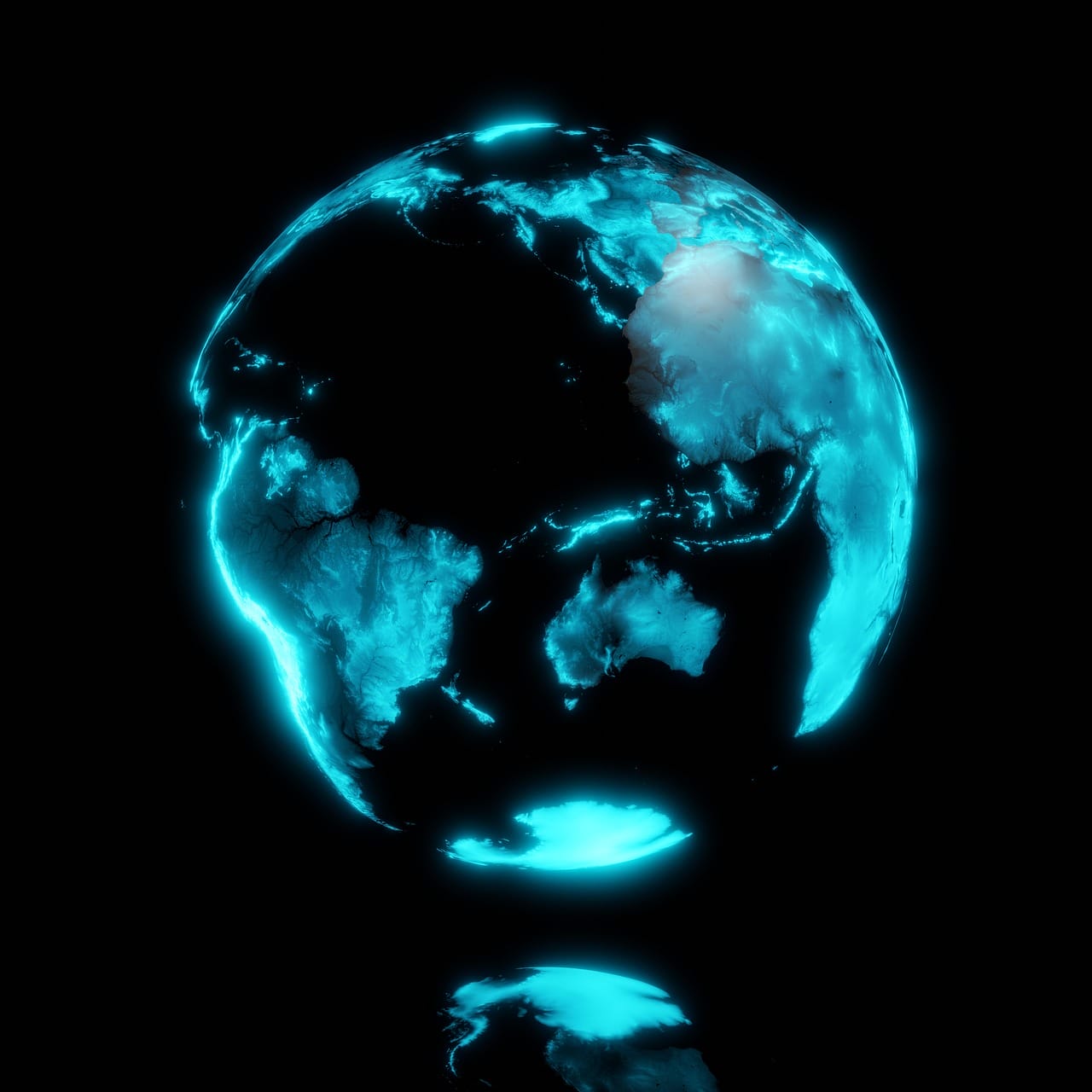 earth hologram